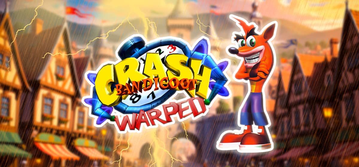 Travel back in time with Crash Bandicoot 3: Warped Awesome!