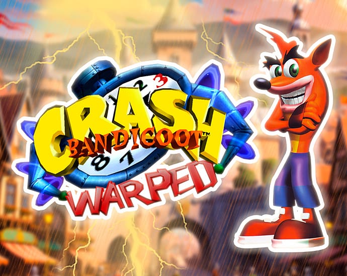 Travel back in time with Crash Bandicoot 3: Warped Awesome!